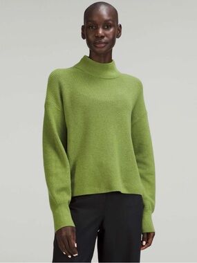 Lululemon Merino Wool Blend Ribbed Sweater